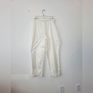 *Flawed* Vintage Giorgio Armani Le Collezioni White Dress Pants High Waist 14